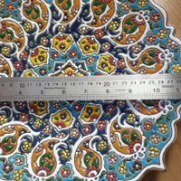 بشقاب مینا کاری و رومیزی ترمه نو نو|پرده، رانر، رومیزی|تهران, فاطمی|دیوار