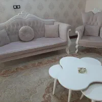 فروش یک دست مبل۷نفره و میز و ۳عدد عسلی|مبلمان خانگی و میز عسلی|محلات, |دیوار