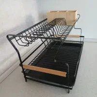 آبچکان۲طبقه کنار سینک ضدآب|آب‌چکان و نظم‌دهنده ظروف|رشت, علی آباد|دیوار