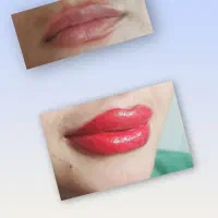 شیدینگ فیبروز ابرو بن مژه تتو میکروبلیدینگ رژلب