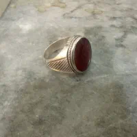 انگشتر و رکاب دست ساز نقره