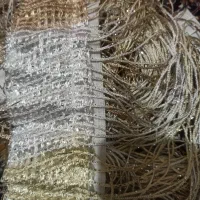 پرده تزعینی کرم نسکافه ی