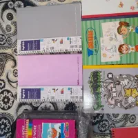 3 پک لوازم التحریر همراه با کوله مداد رنگی و..