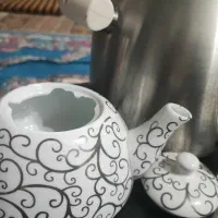 کتری قوری استیل|قوری، کتری، قهوه‌ساز دستی|آبادان, |دیوار