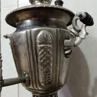 سماور زغالی برنجی قدیمی عتیقه بکر استثنایی درحدنو|کلکسیون اشیاء عتیقه|اصفهان, شیخ اشراق|دیوار