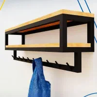 کتابخانه ، میز و صندلی ، شلف و آویز|کتابخانه، شلف، قفسه‌های دیواری|رشت, دیانتی|دیوار