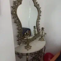 اینه وشمعدان برنزی