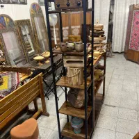 استند چوب و فلز|کتابخانه، شلف، قفسه‌های دیواری|بروجرد, |دیوار