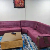 مبل  برند طهران شرکتی مدل ال راحتی در حد نو