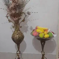 گلدان ومیوه خوری برنز|صنایع دستی و سایر لوازم تزئینی|میانه, |دیوار