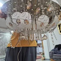 لوستر ۱۲ چراغه پورت یو اس پی و بلوتوث اسپیکر دار|لوستر و چراغ آویز|اهواز, فرهنگ شهر|دیوار