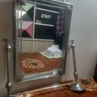 آیینه وشمعدان استیل