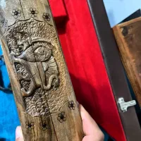 تخته نرد شاهی (پهلوی) موزه ای چوب گردو معرق و منبت|کلکسیون و سرگرمی|تهران, فردوسی|دیوار