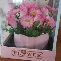 ۳عدد گلدان با گل