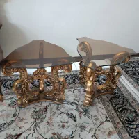 مبل استیل+جلو مبلی+۲عسلی باچوب وپایه های بسیارمحکم|مبلمان خانگی و میز عسلی|تهران, خزانه|دیوار