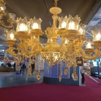 لوستر کاپ دار بزرگ پتینه خرید مستقیم تولیدی