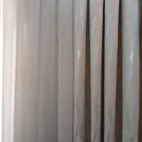 پرده و شال کرم نقره‌ای شایندار لوکس|پرده، رانر، رومیزی|ساوه, |دیوار