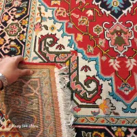 گلیم ۳۲۰ شانه کویریزد ، کنف ، طرح سنتی|گلیم، جاجیم، گبه|قوچان, |دیوار