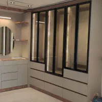 طراحی و ساخت اجرا انواع کابینت وکمد دیواری. دکور