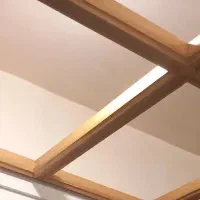 سقف کاذب چوبی با چوب راش