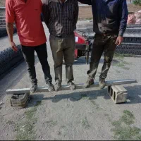 پایه بتنی . فنس . نصب پایه . فنس کشی|مصالح و تجهیزات ساختمان|سراب, |دیوار