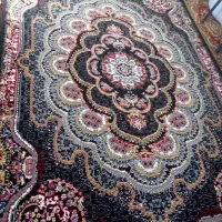 دو عدد فرش ماشینی ابریشم رخ مشهد|فرش|خوی, |دیوار