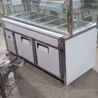 تایپینگ   کانتر گرم سه لگن   کانتر سرتاج دار