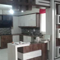 کابینت میزکار ویترین ام دی اف واقعی