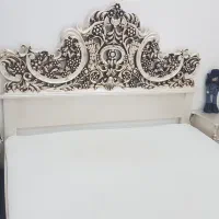 تخت خواب دونفره سلطنتی با چوب راش