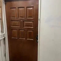 درب ورودی منزل چوبی