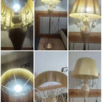 آباژور طلایی شیک