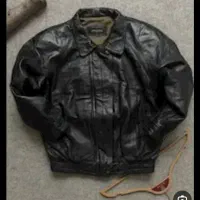 کاپشن چرم مردانه سایز لارج یا ایکس لارج