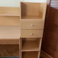 میز تحریر با کتابخانه کاملا تمیز و نو|میز تحریر و کامپیوتر|تهران, فرمانیه|دیوار