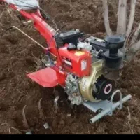 شخم با تیلر گازوعیلی قوی