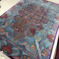 تمام ابریشم قم /فرش قم/ فرش تمام ابریشم