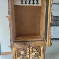 کمد و جاکفشی چوبی انتیک و زیبا|جاکفشی، کمد، دراور|چمستان, |دیوار