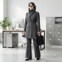 مانتو شلوار اداری با قیمت تولیدی  + اشانتیون ویژه