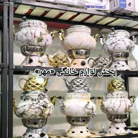 سماور بدون تنوره 6 لیتری طرح سنگ با ارسال