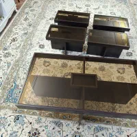 میز وسط بهمراه چهار عدد گل میز|مبلمان خانگی و میز عسلی|اهواز, کوی شهروند|دیوار