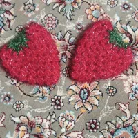 اسکاج دست باف قلبی ۲۵ دایرە ۳۰عمدە|سفره، حوله، دستمال آشپزخانه|بانه, |دیوار