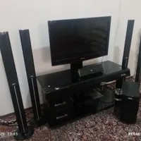 میز تلویزیون و سیستم بلندگو مارشال هرسین