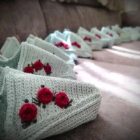 گلدوزی گیوه وپوشاک