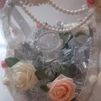 سبد حنا عروس|گل مصنوعی|اردبیل, |دیوار