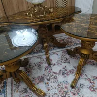 جلو مبلی و میز عسلی تمام چوب منبت کار دست|مبلمان خانگی و میز عسلی|رشت, دیانتی|دیوار