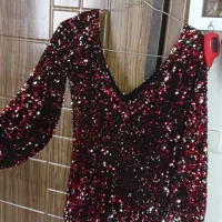 لباس مجلسی پولکی بسیار تن خور زیبا|لباس|فردیس, شهرک ناز|دیوار