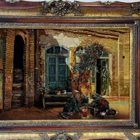 ۲ عدد تابلو دستباف تبریز