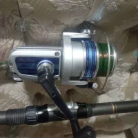 لنسر ماهیگیری موتوربنکس تمام فلزنو باچوبش 360 تمیز