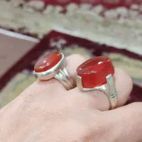 انگشتر نقره دساز عقیق یمنی