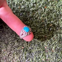 انگشتر. فیروزه عجمی . محک