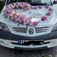 ماشین عروس ودسته گل عروس